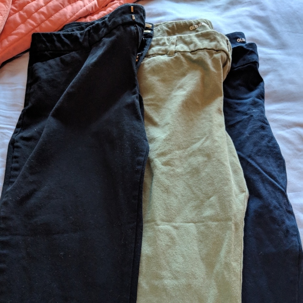 Pixie pants green, navy, black